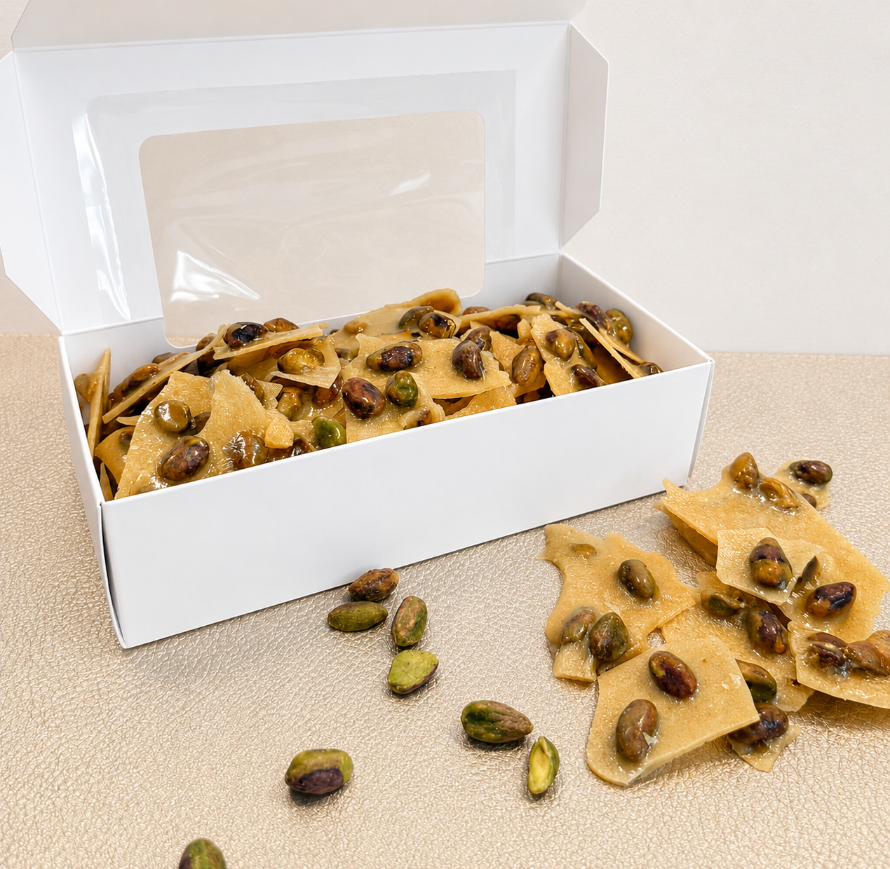 Pistachio Brittle 10 oz.