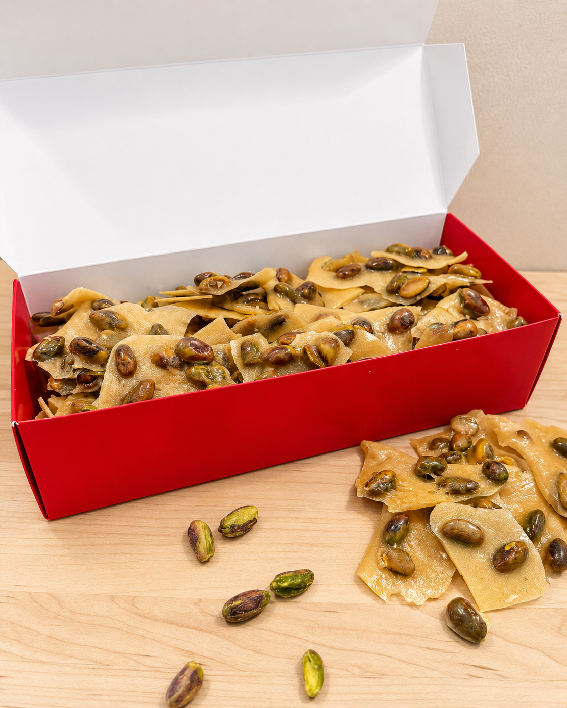 Pistachio Brittle 16 oz.