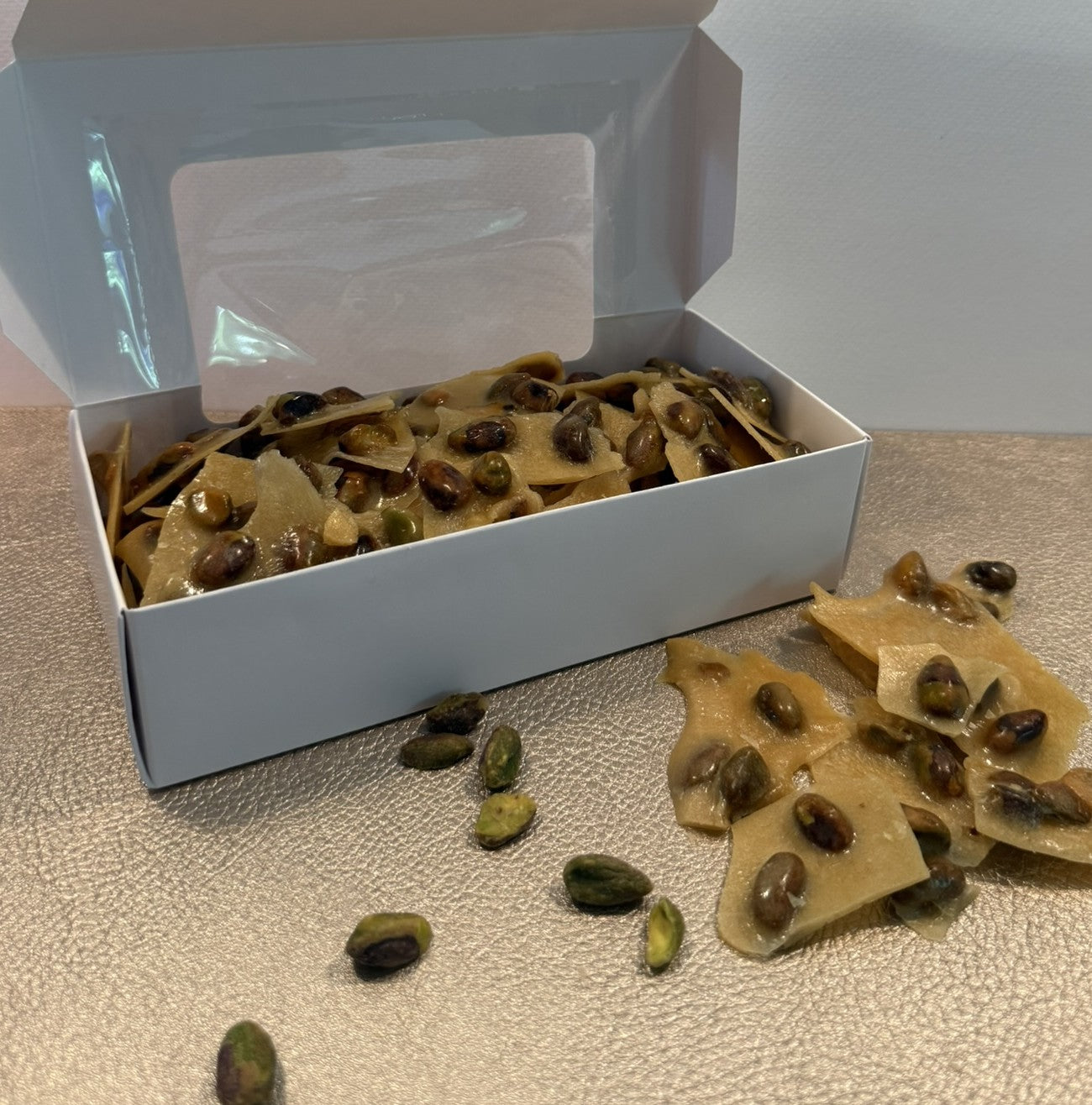 Pistachio Brittle 10 oz.