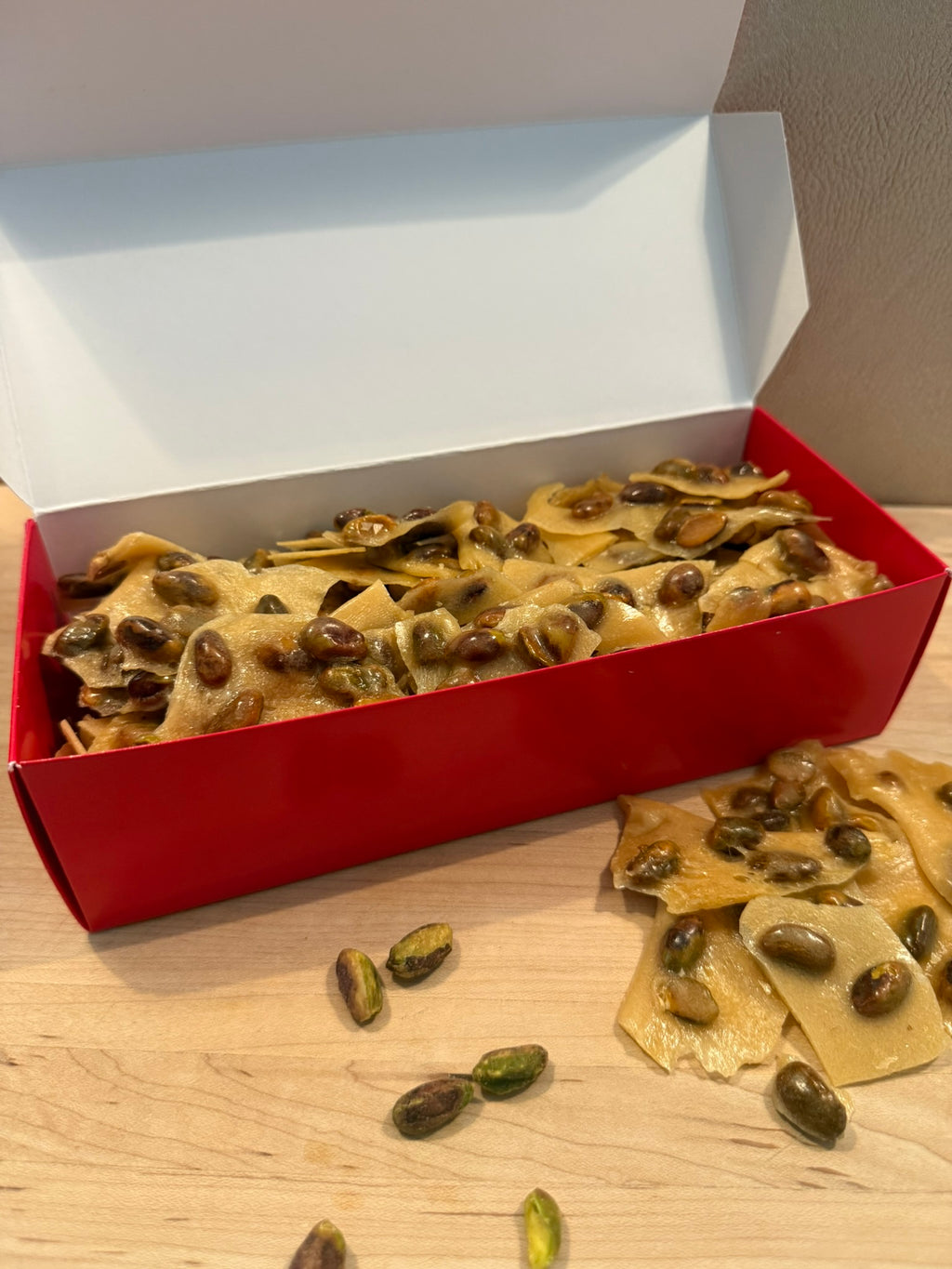 Pistachio Brittle 16 oz.
