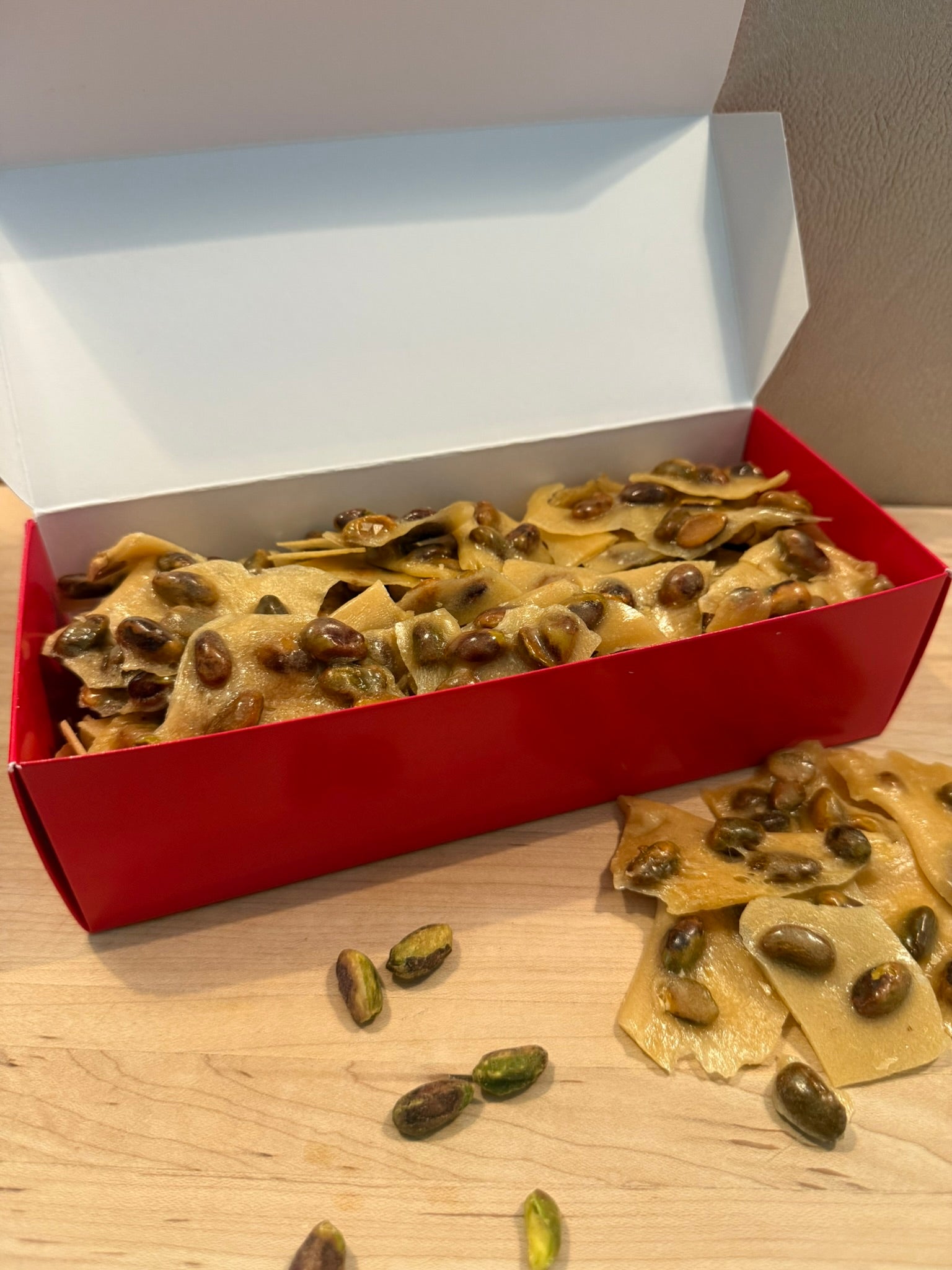 Pistachio Brittle 16 oz.